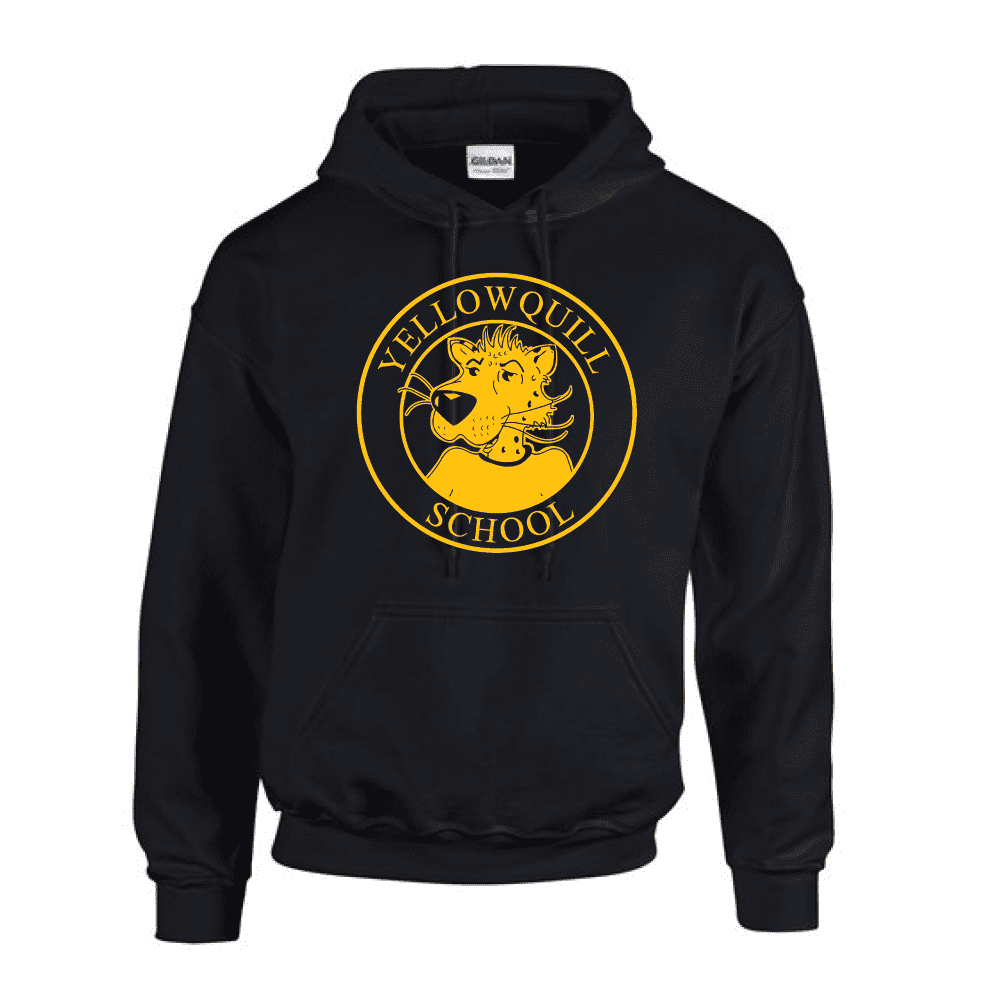 G185 Gildan Heavy Blend 8 oz., 50/50 Hooded Sweatshirt - Black
