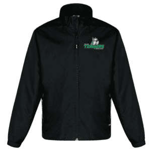 4170  Athletic Mesh Lined Track Jacket - Black