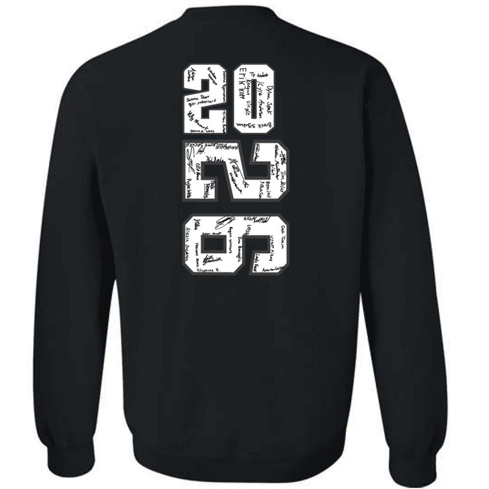 G180 Gildan Heavy Blend Fleece Crew Sweatshirt - Black - Image 2