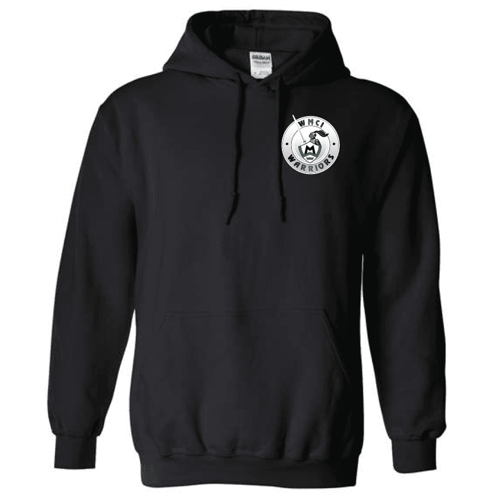 G185 Gildan Heavy Blend 8 oz., 50/50 Hooded Sweatshirt - Black