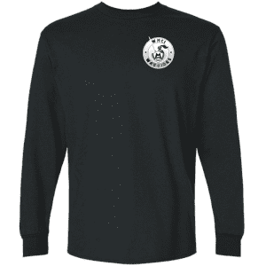 G240 Gildan Ultra Cotton Long Sleeve T-Shirt - Black