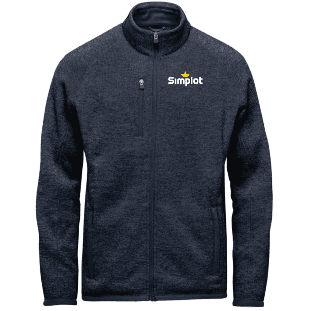 FHZ-1 Stormtech Men's Avalante Full Zip Fleece Jacket - Navy Heather