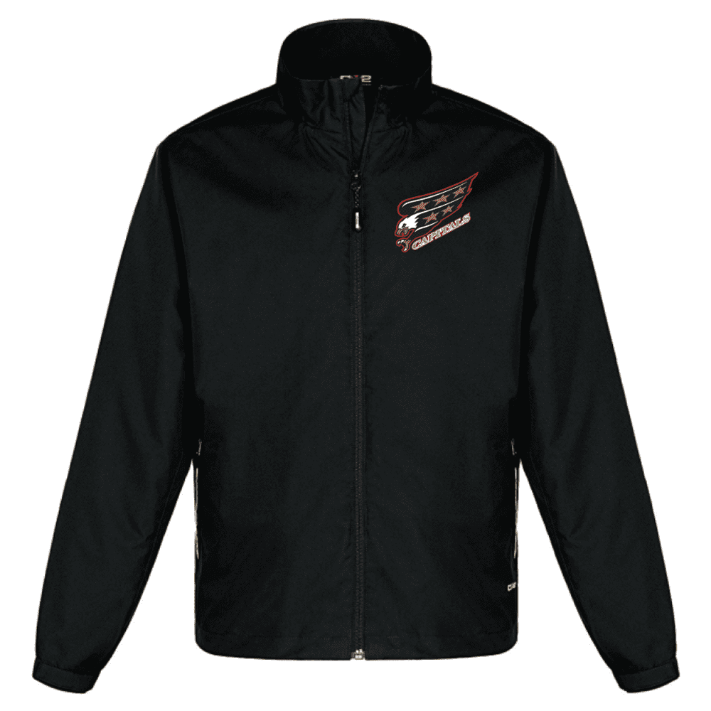 4170 Athletic Mesh Lined Track Jacket - Black