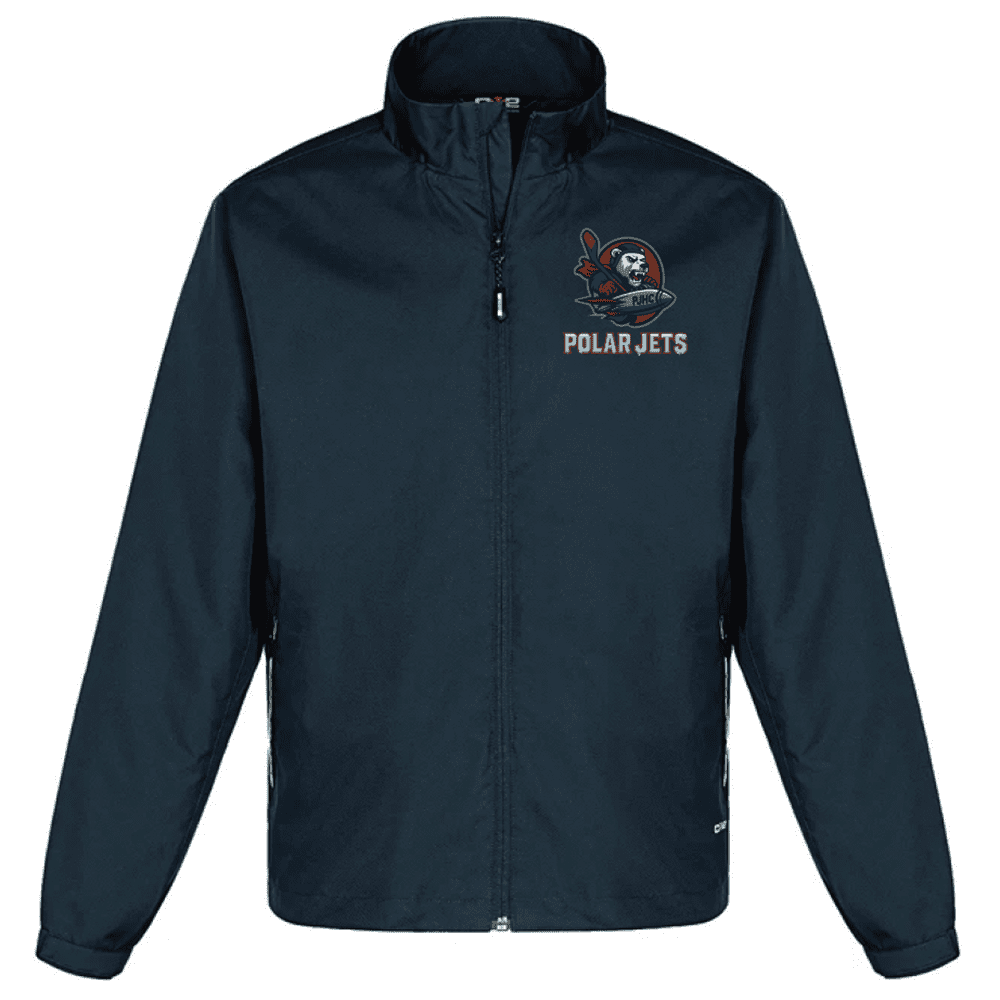 4170 Athletic Mesh Lined Track Jacket - Navy
